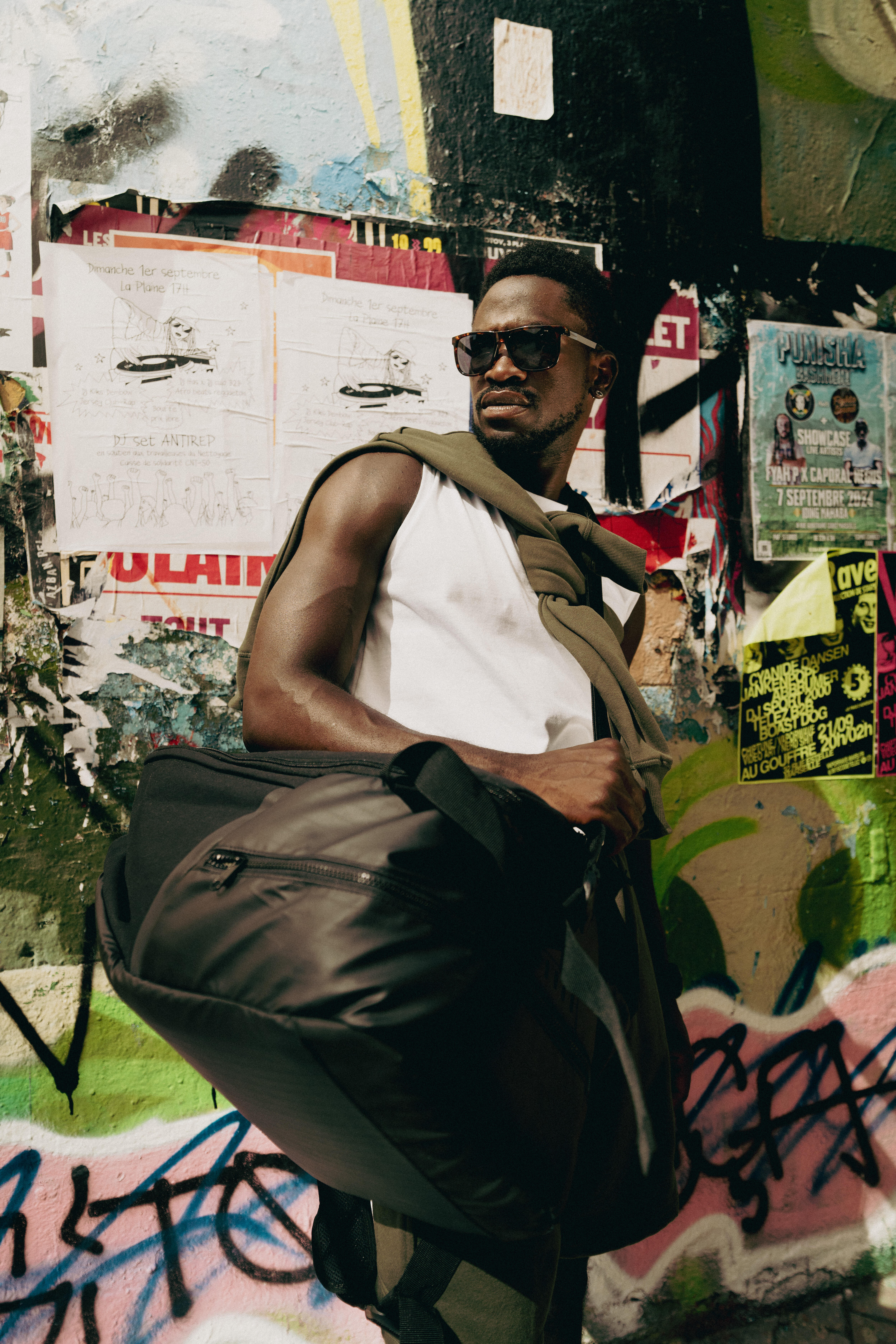 Backpack Urban 35L Smoked Black and Khaki Green