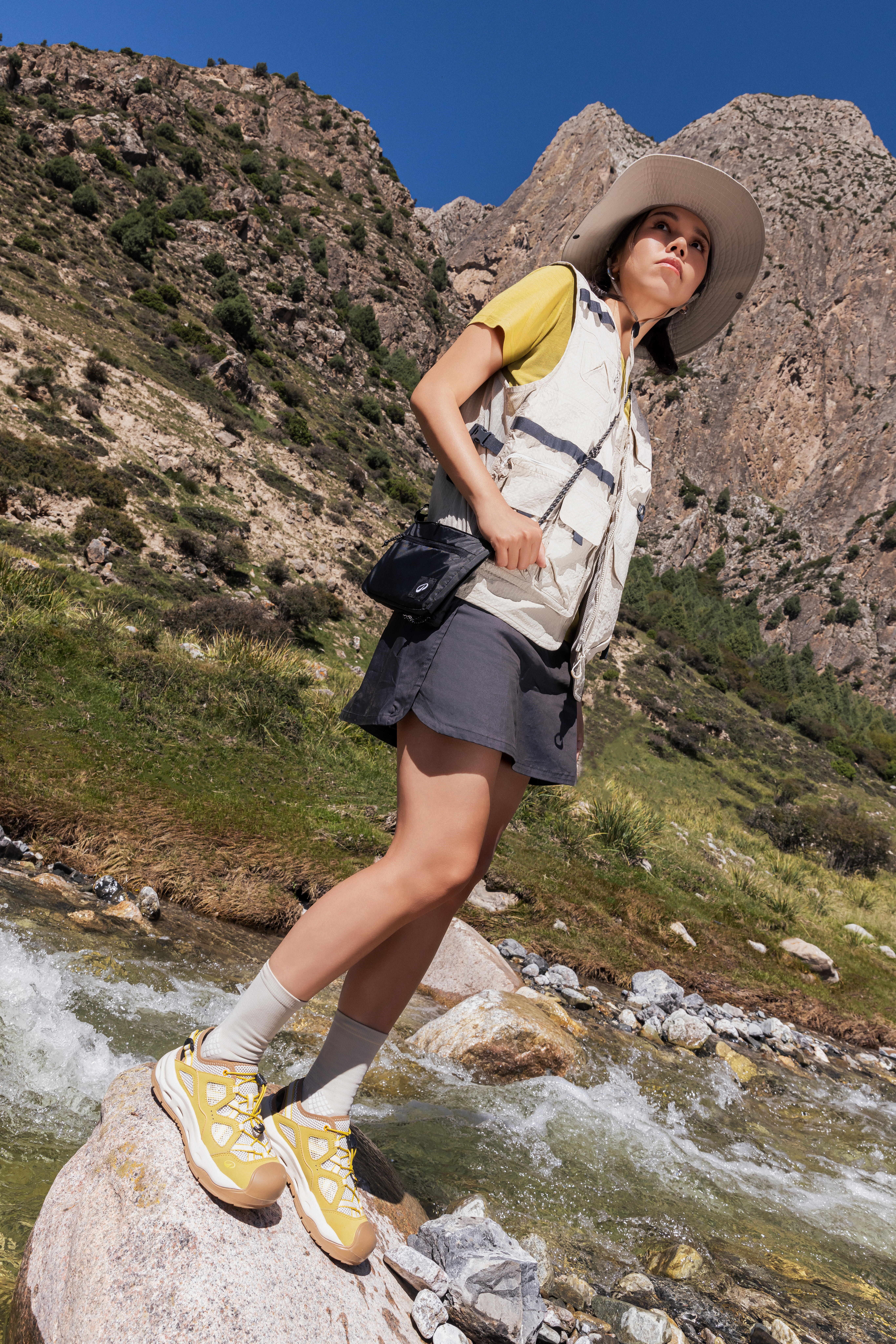 Jupe-short de randonnée femme, NH 500 - QUECHUA