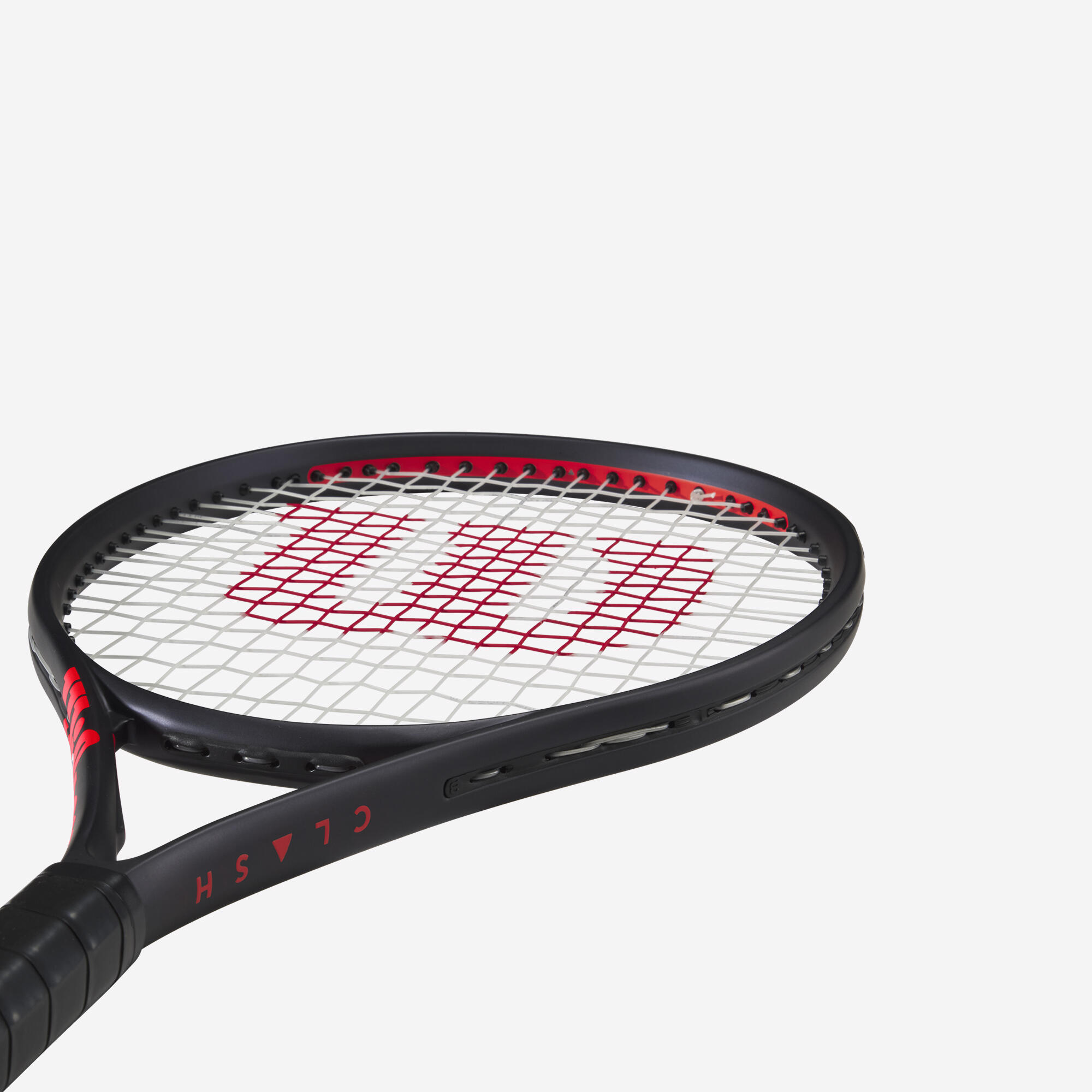 Raqueta de tennis nen, Wilson Clash JR 26 polzades V3 negre taronja 3/6