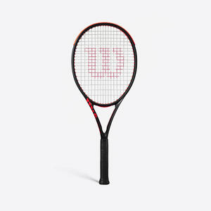 Raqueta de tenis adulto Wilson clash team v3 negro naranja