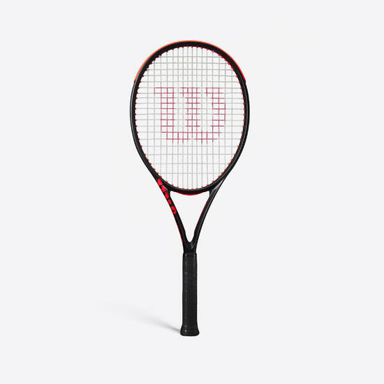 Racchetta tennis adulto Wilson CLASH TEAM V3 nero-arancione