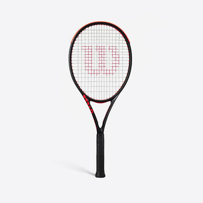 Tennisracket voor volwassenen clash team v3 zwart oranje