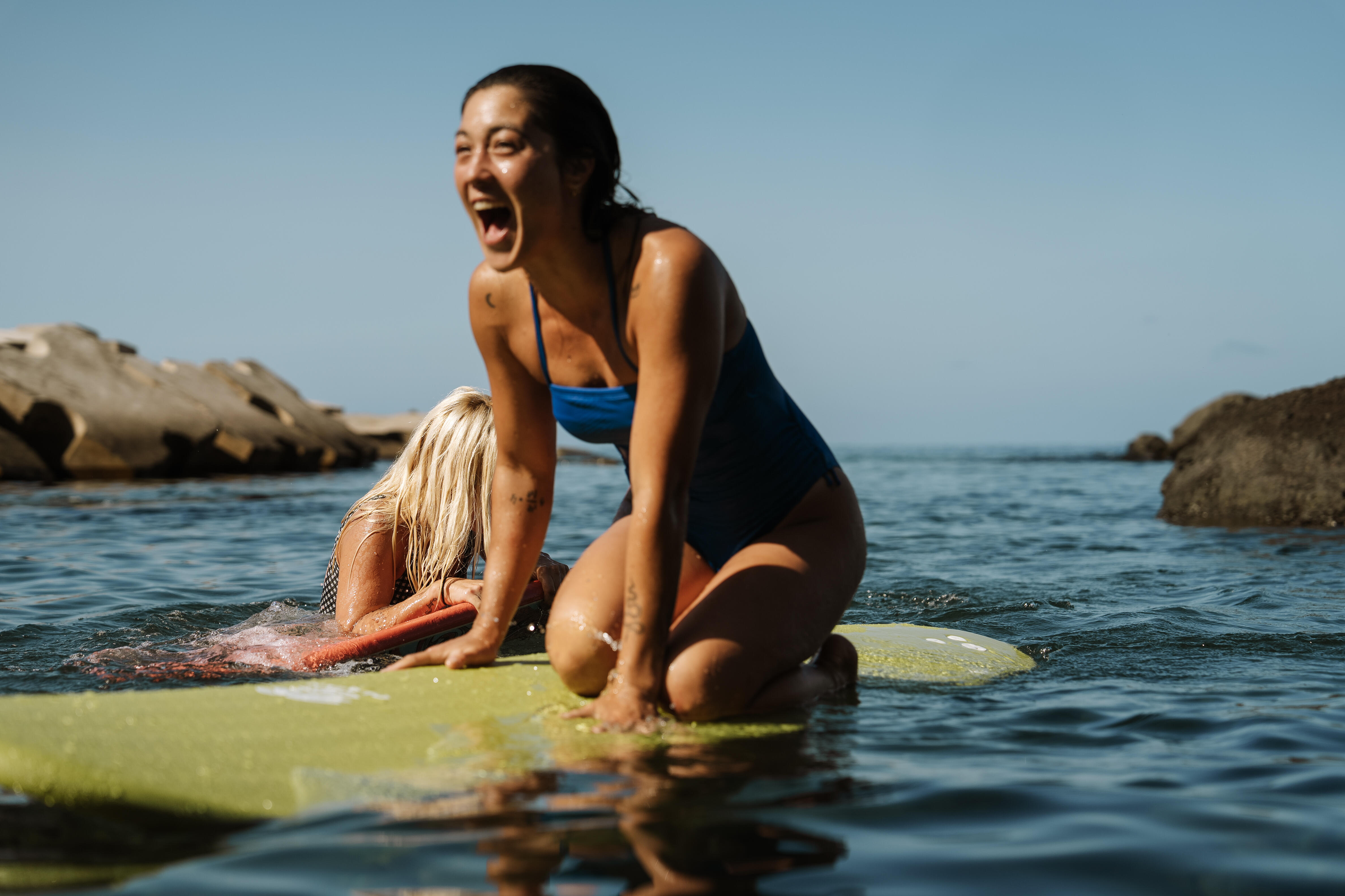 Women’s Surfing One-Piece Swimsuit – Manon - OLAIAN