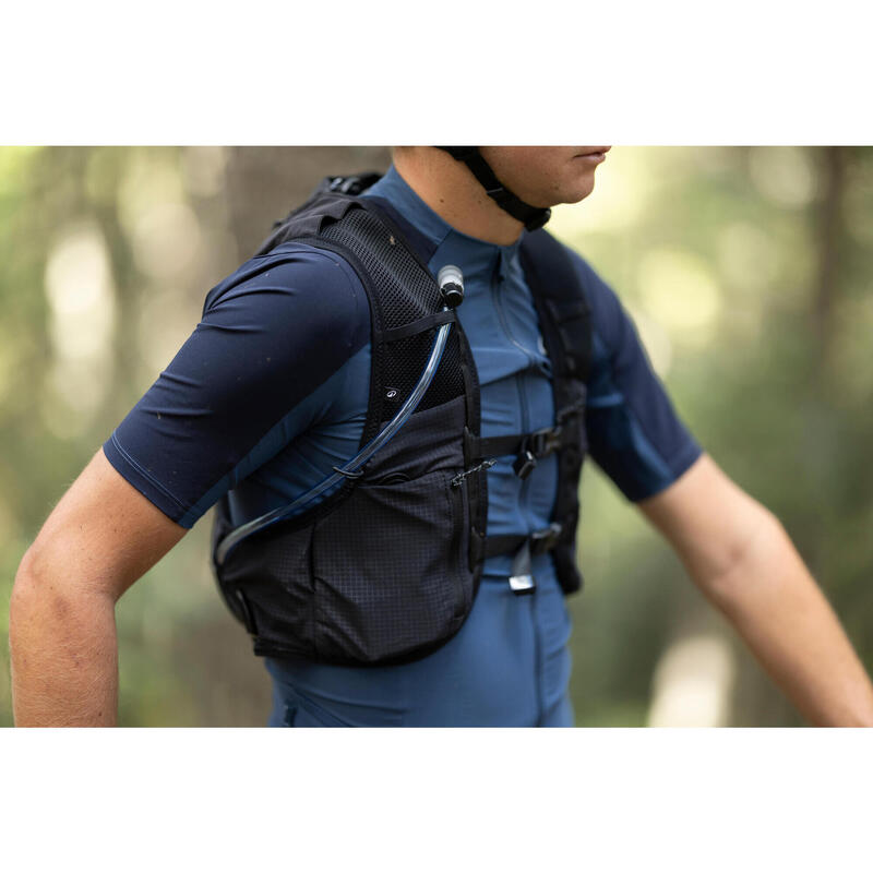Vestă hidratare ciclism 3L / 2L Negru