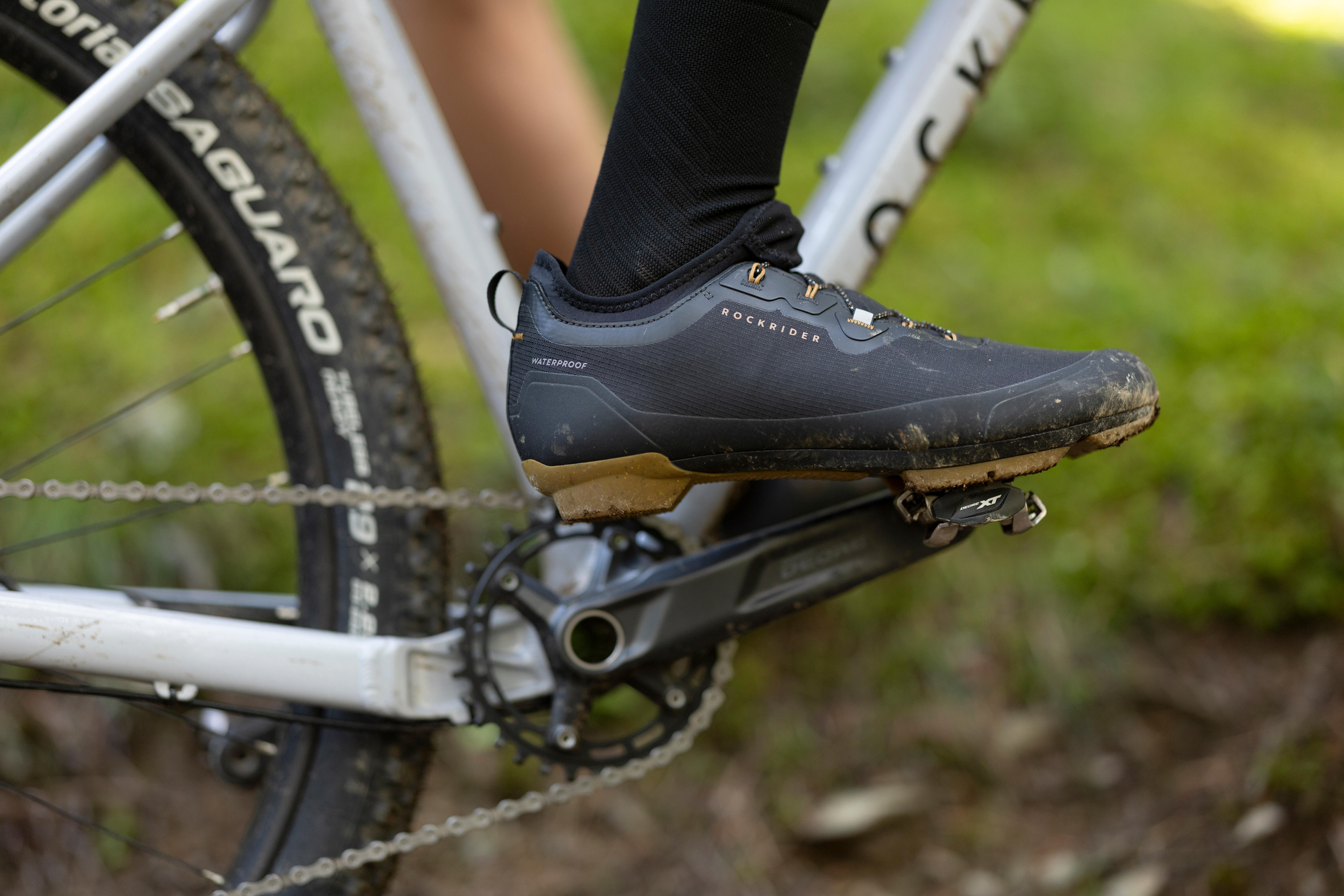 Waterproof ROCKRIDER 900 gravel bike shoes Decathlon
