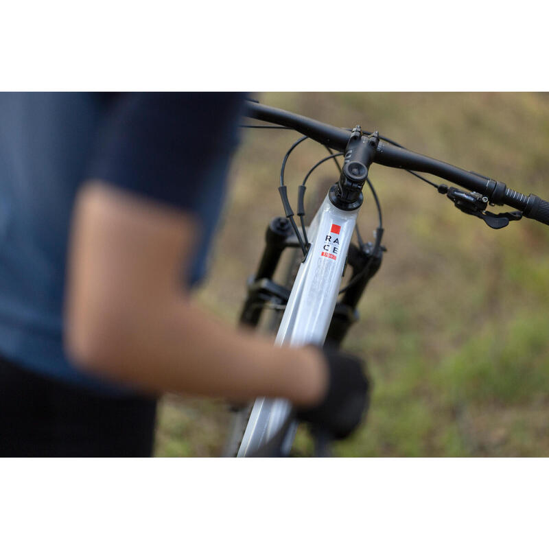 BICICLETĂ MTB cross country RACE 700 cadru aluminiu Gri