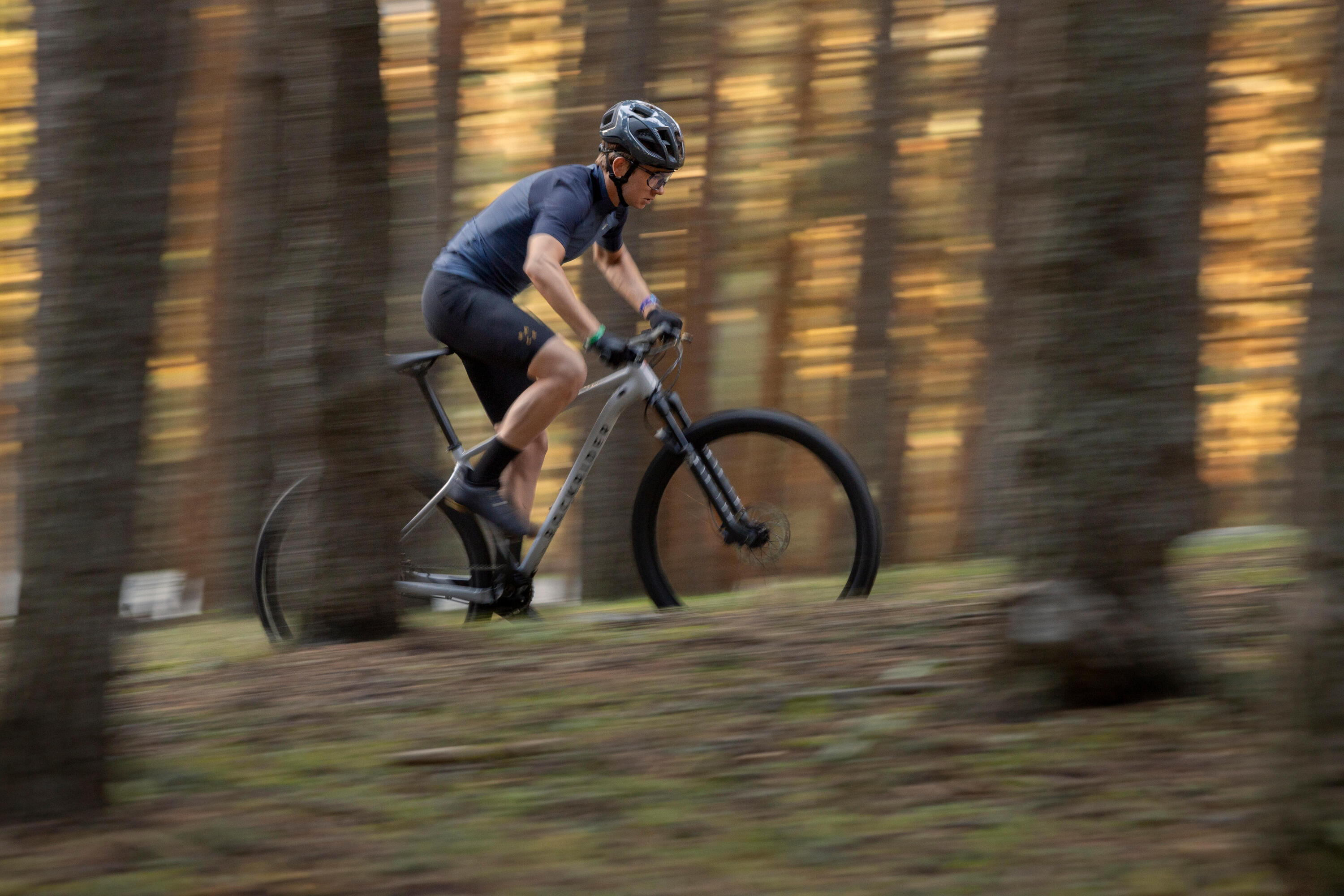 Guanti mtb 100 traspiranti neri 12/12