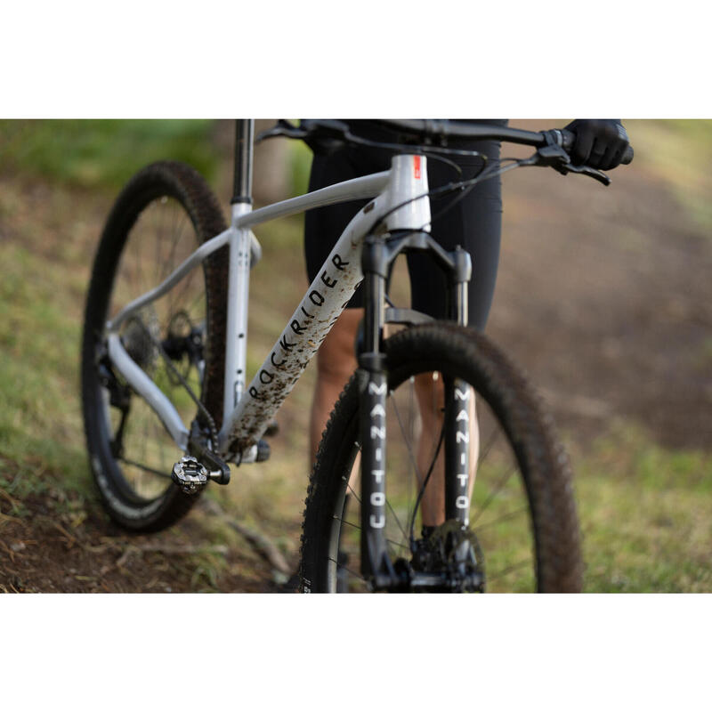 BICICLETĂ MTB cross country RACE 700 cadru aluminiu Gri