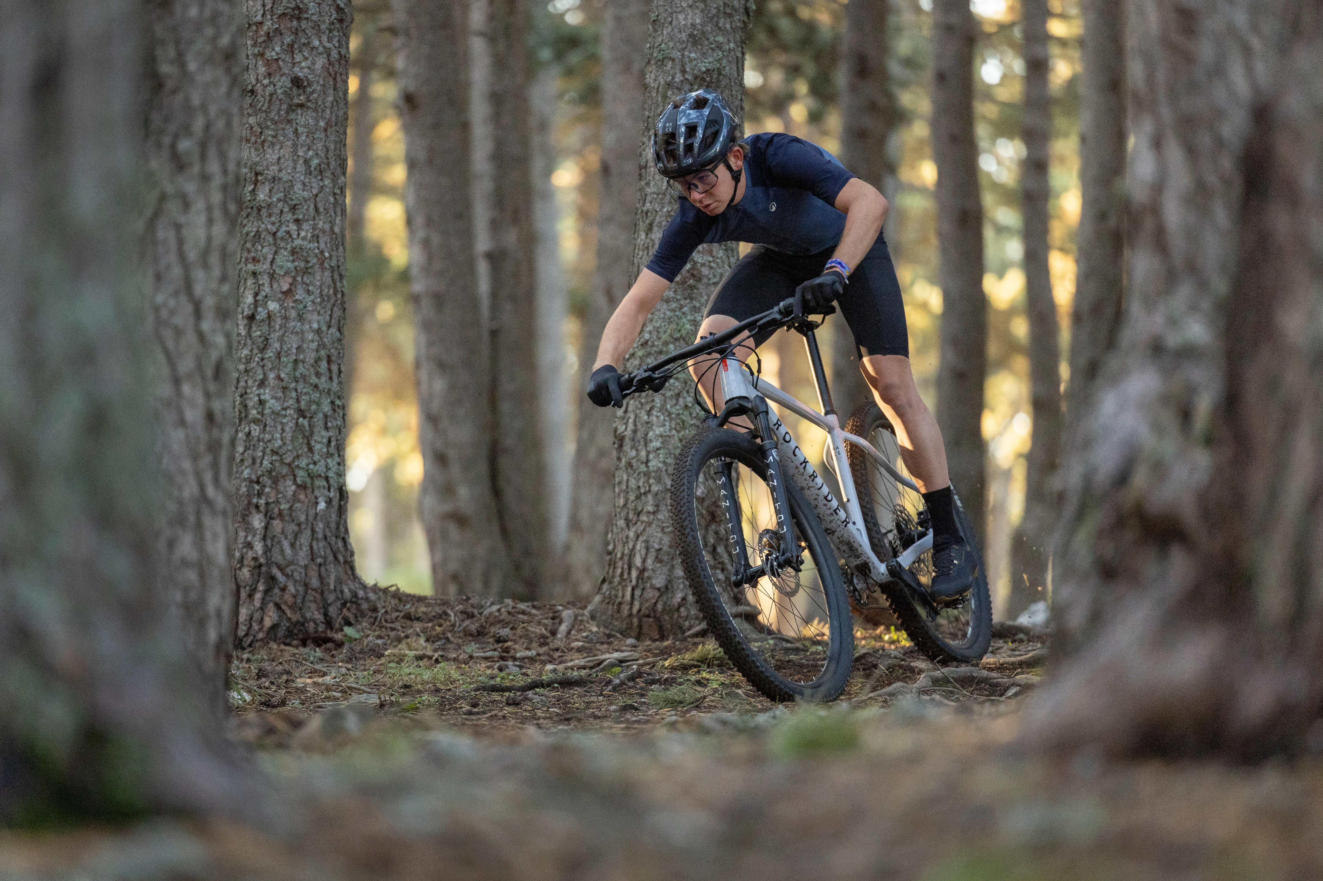 Gants de vélo respirants – noir - ROCKRIDER