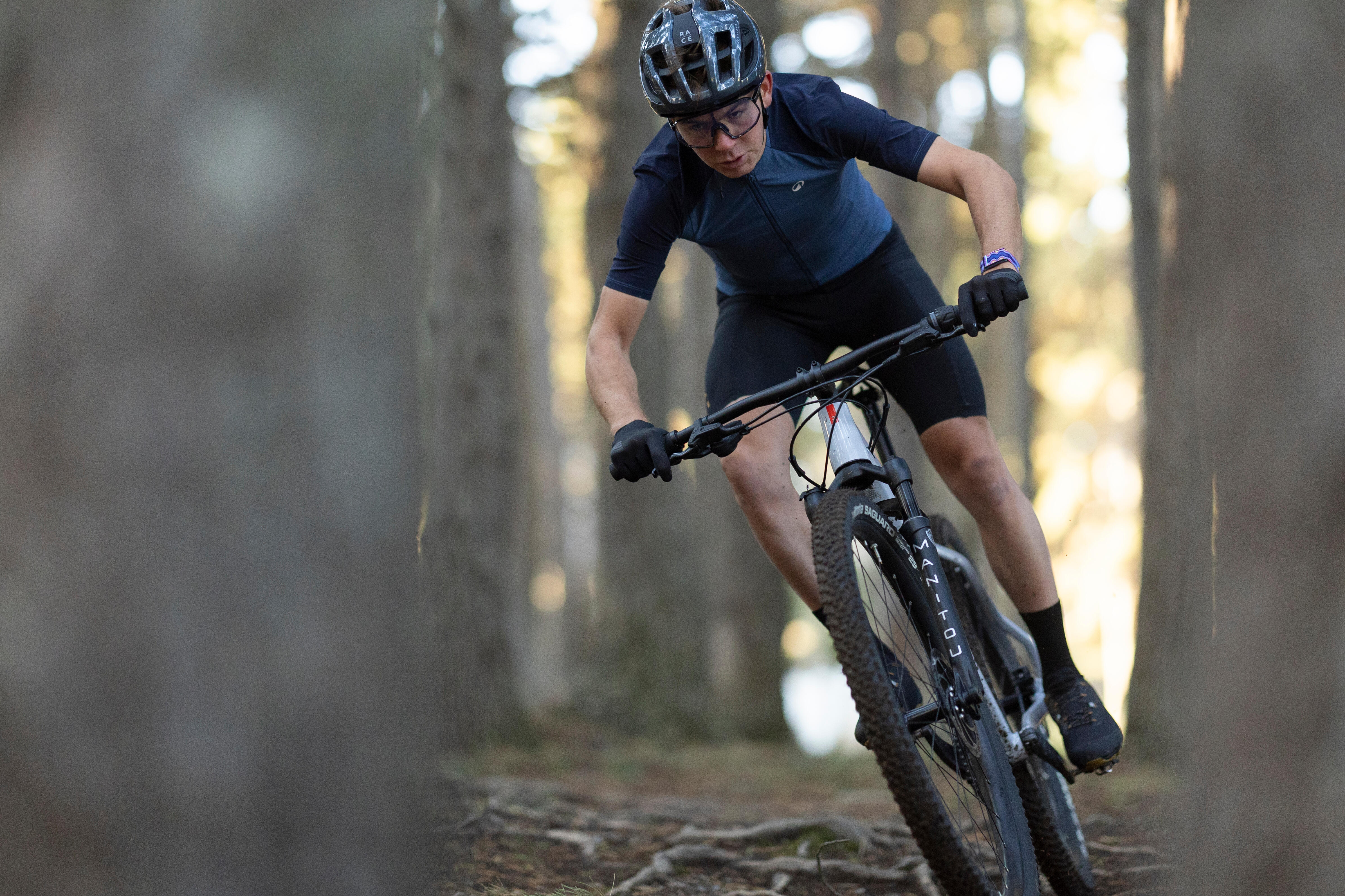 Gants de vélo respirants – noir - ROCKRIDER