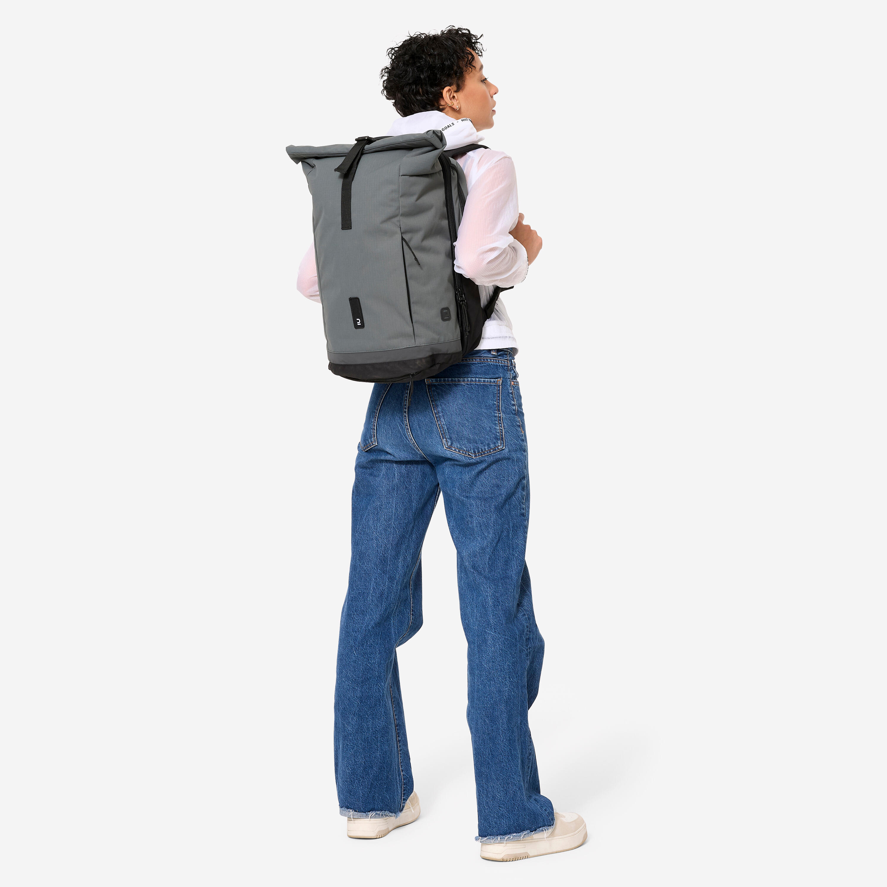 Double Cycling Pannier Rack Backpack 27 L - DECATHLON