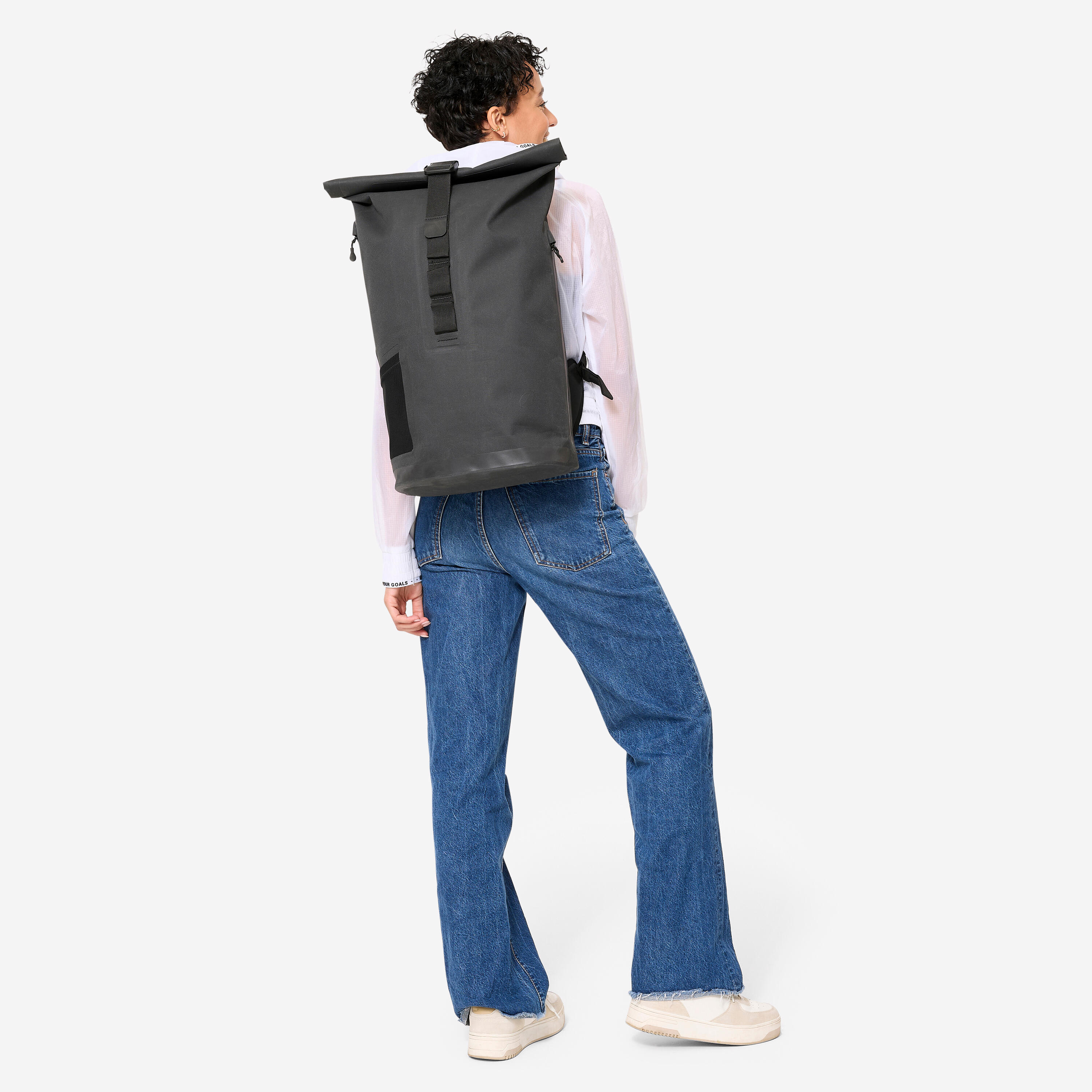 Waterproof Cycling Backpack 25 L - Speed 900 Black - BTWIN