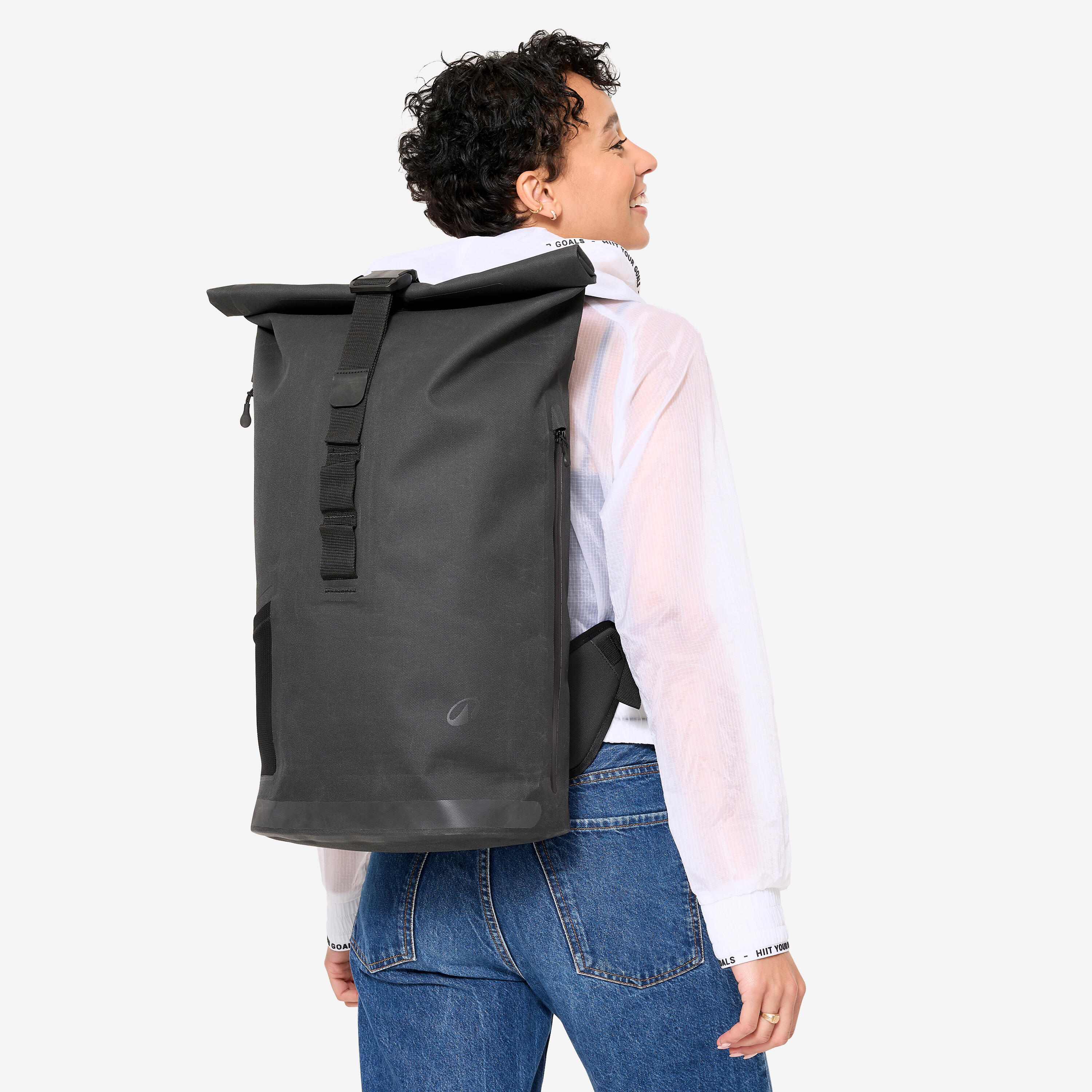 Waterproof Cycling Backpack 25 L - Speed 900 Black - BTWIN