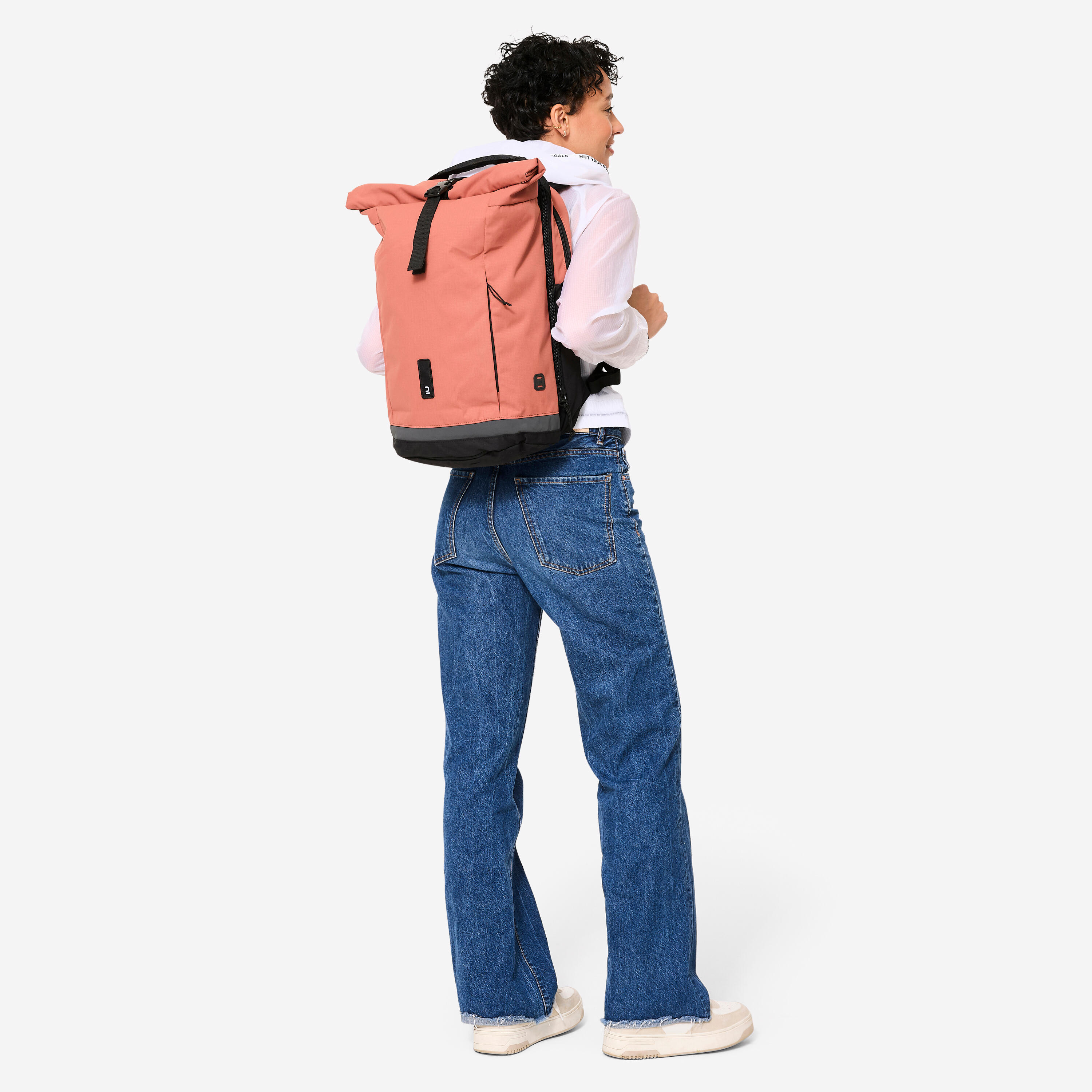 Double Cycling Pannier Rack Backpack 27 L - DECATHLON
