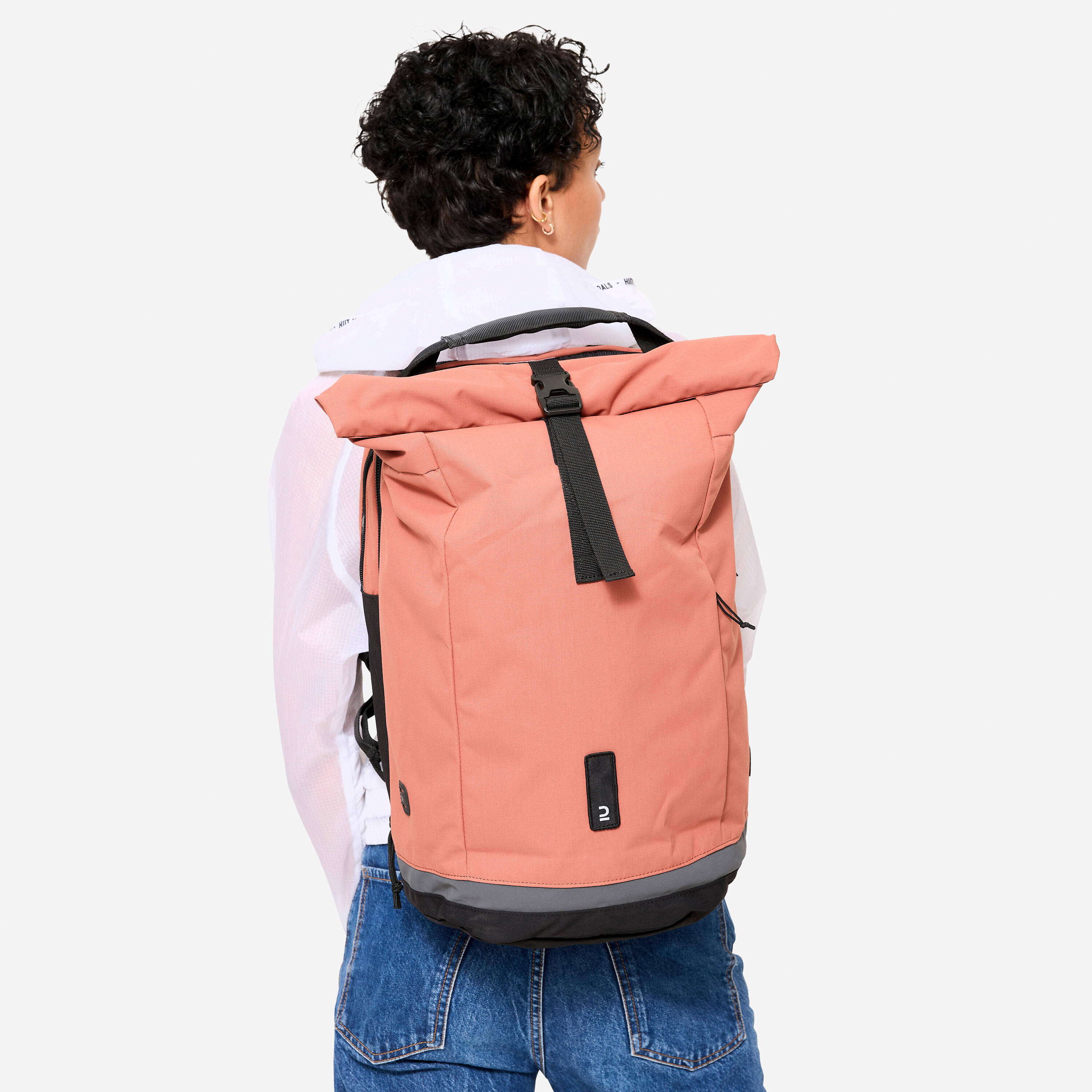 Double Cycling Pannier Rack Backpack 27 L - DECATHLON