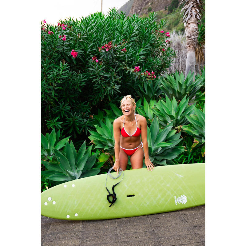 Bas de maillot surf culotte nouée éponge Femme - Sofy rose
