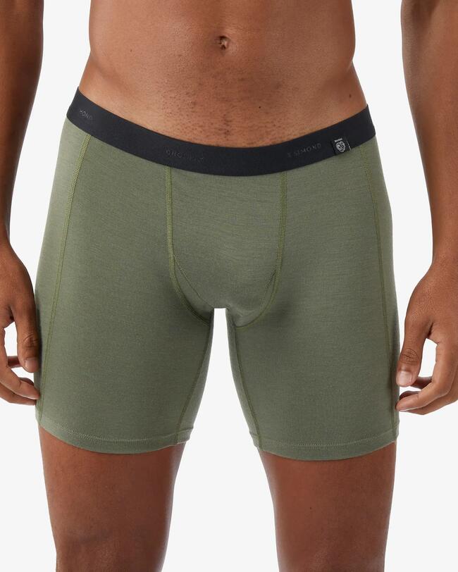 Boxershorts Merinowolle Trek 500 khaki 