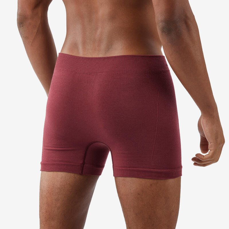 Sous-vêtement boxer en laine mérinos de trek montagne MT900 - HOMME