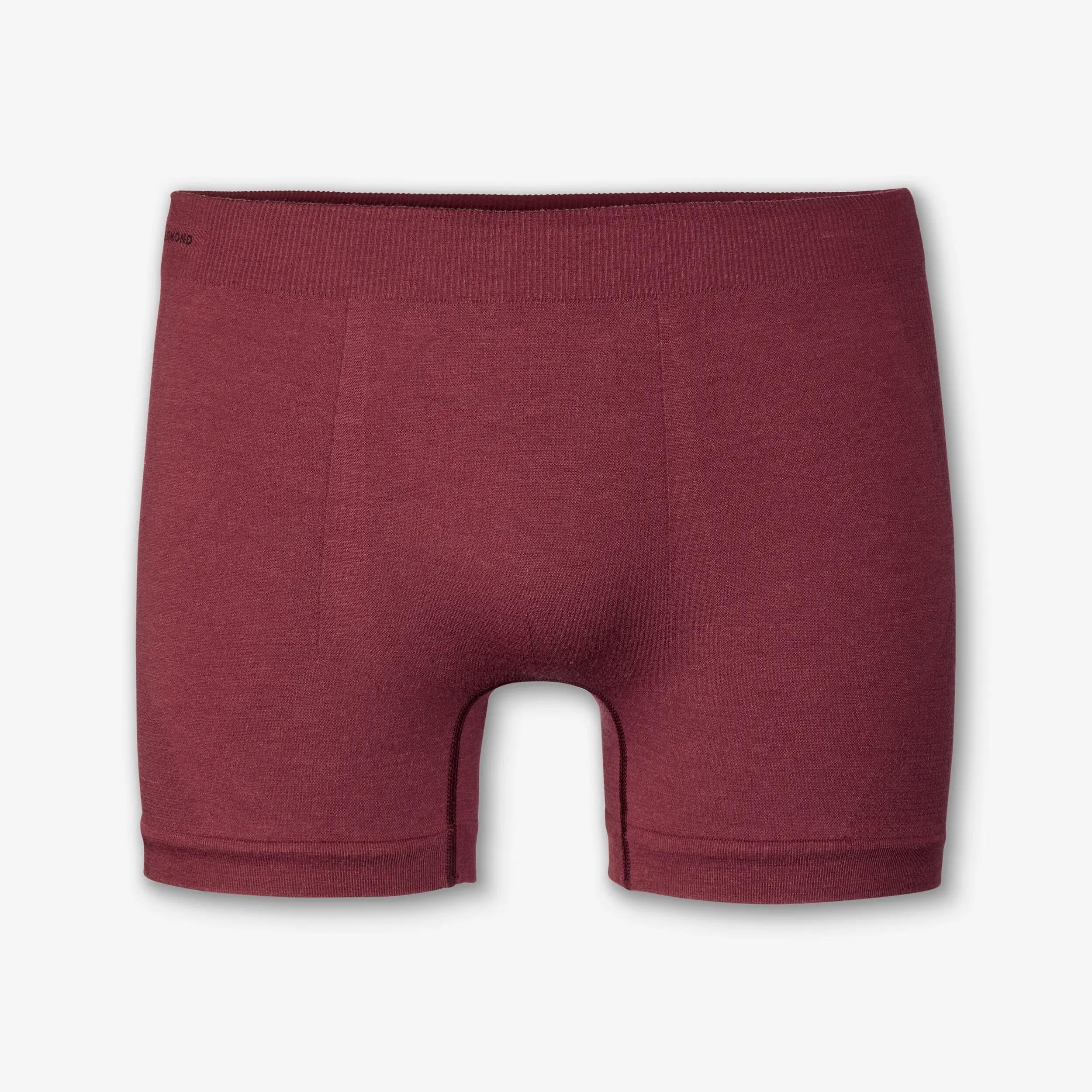 Men's Mountain Trekking Merino Wool Boxer Shorts MT900 6/6