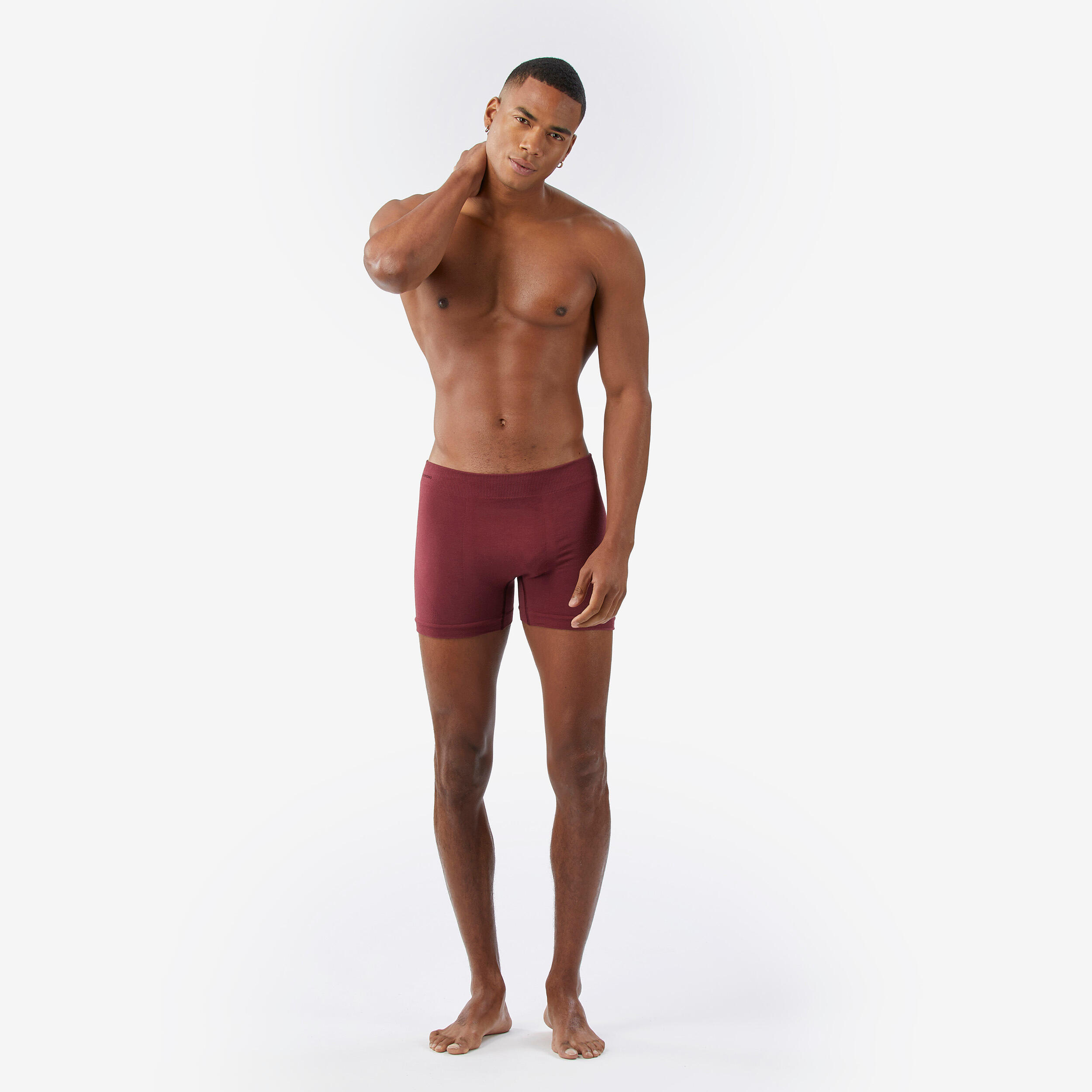 Boxershort voor bergtrekking heren MT900 merinowol 2/5