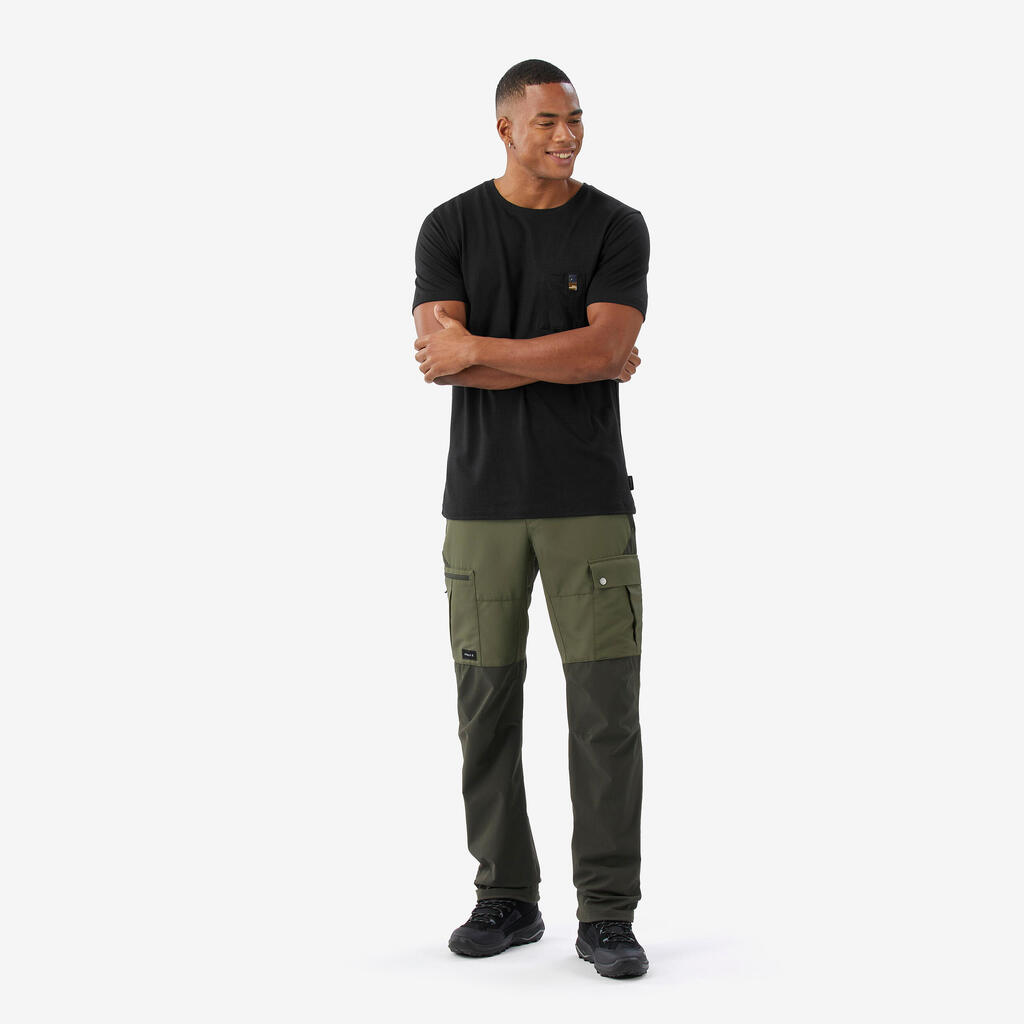 Men’s Durable Trekking Trousers MT500 - Khaki