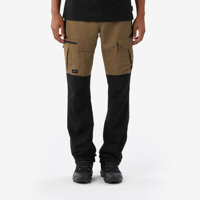 Pantaloni trekking uomo MT500 marroni