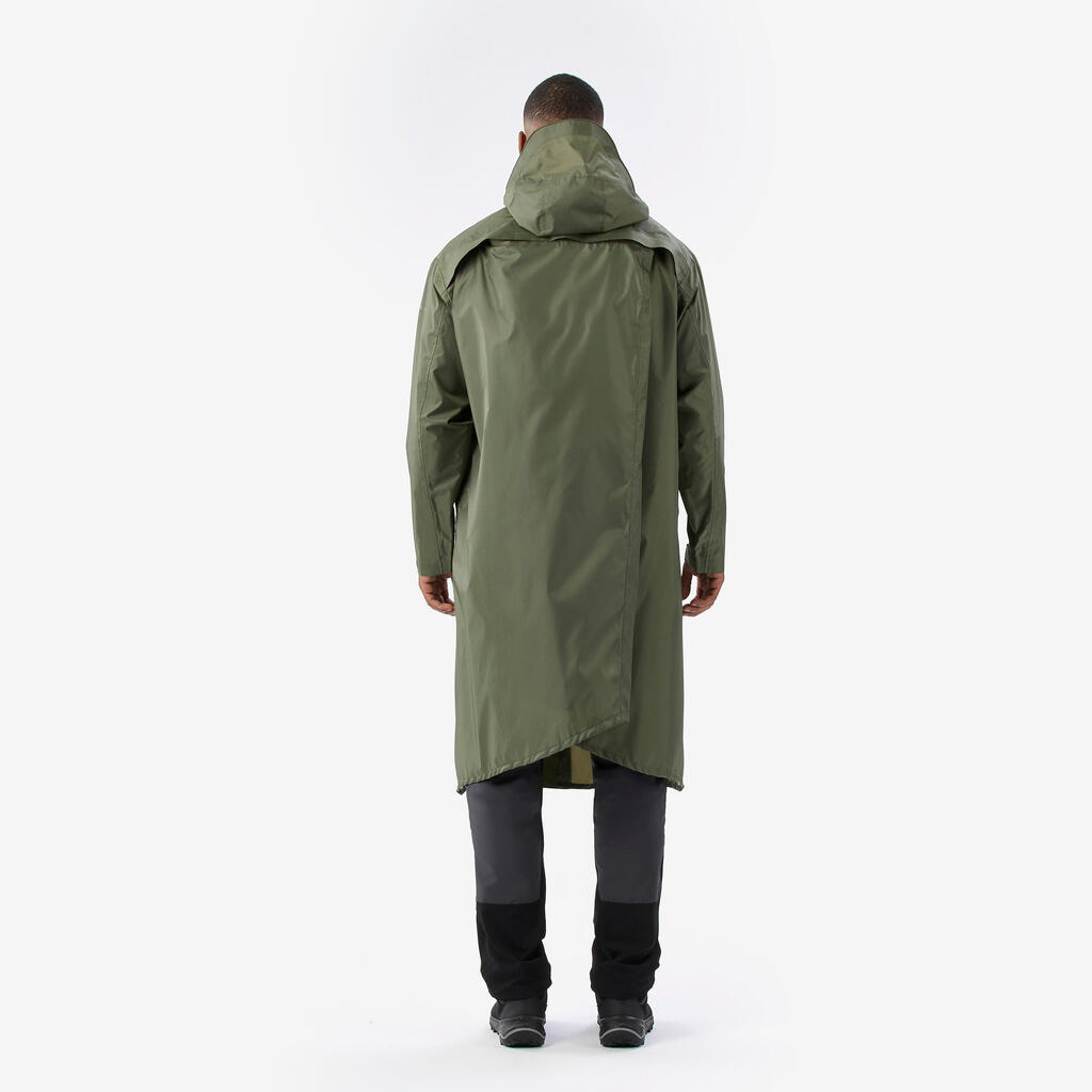 Poncho de pluie et de randonnée ajustable, 75 L max, MT900 2.0 Kaki