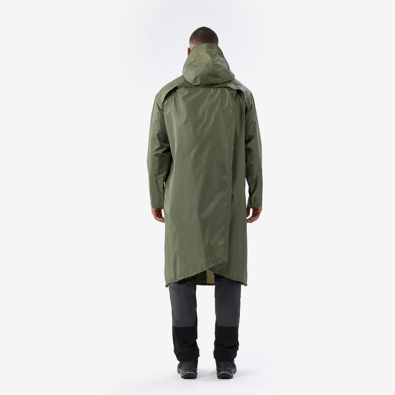 Poncho de pluie et de randonnée ajustable, 75 L max, MT900 2.0 Kaki