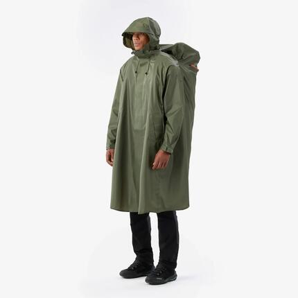 Poncho Regencape anpassbar max. 75 l Wandern - MT900 2.0 khaki
