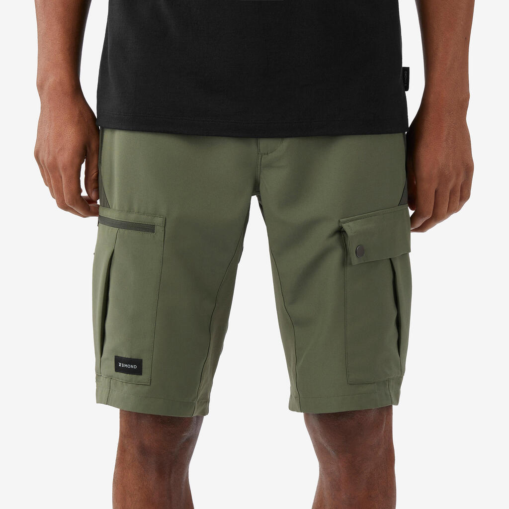 Short de trek résistant homme, MT500 orange