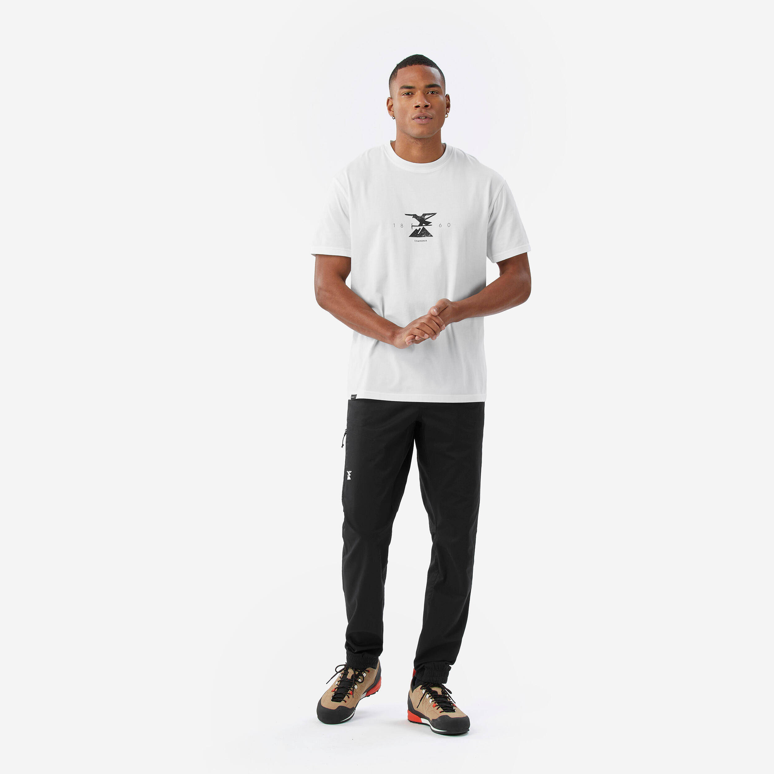Men’s climbing cotton trousers Vertika - Black -  2