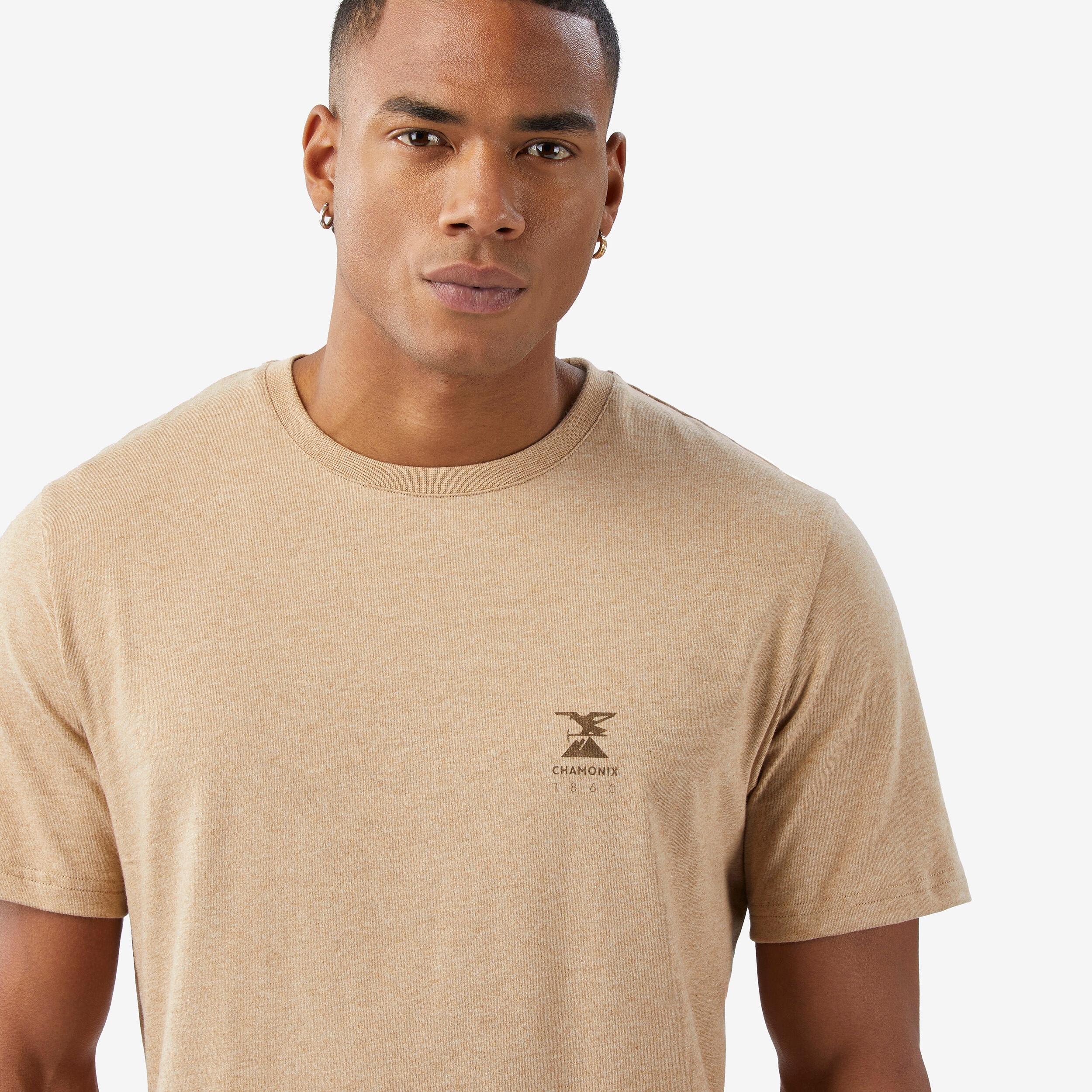 T-shirt arrampicata uomo VERTIKA greige 3/7