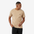 T-shirt d'escalade résistant homme, Vertika greige