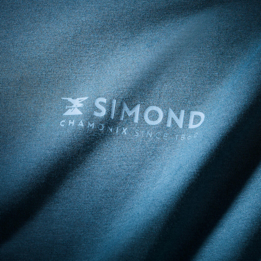 T-shirt d'escalade résistant homme, Vertika bleu