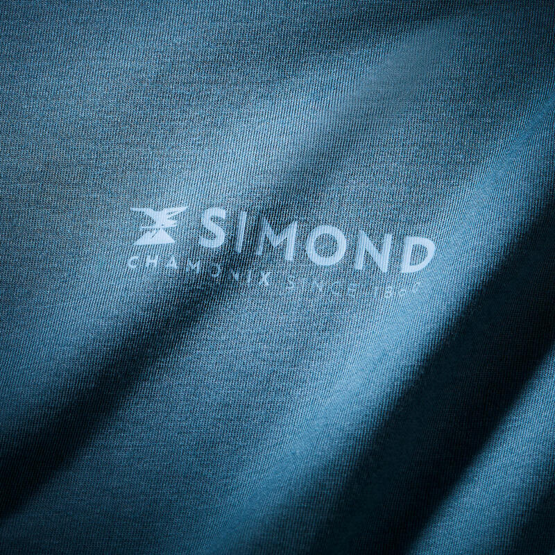 Tricou Escaladă Vertika Albastru Bărbaţi 