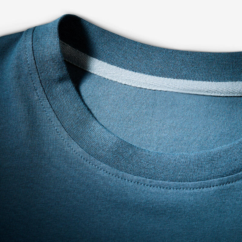 T-shirt d'escalade résistant homme, Vertika bleu