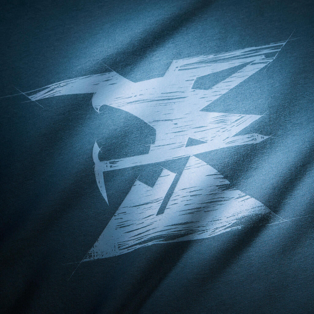 T-shirt d'escalade résistant homme, Vertika bleu