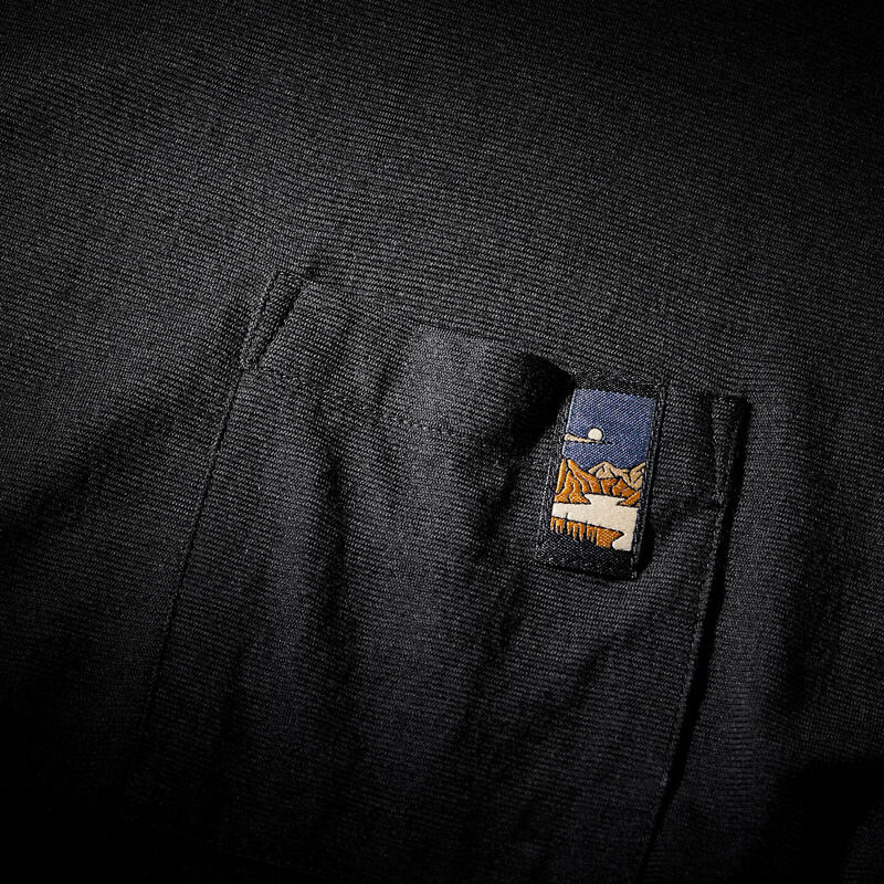 T-shirt manches courtes 100 % laine mérinos homme, Merino 100% noir