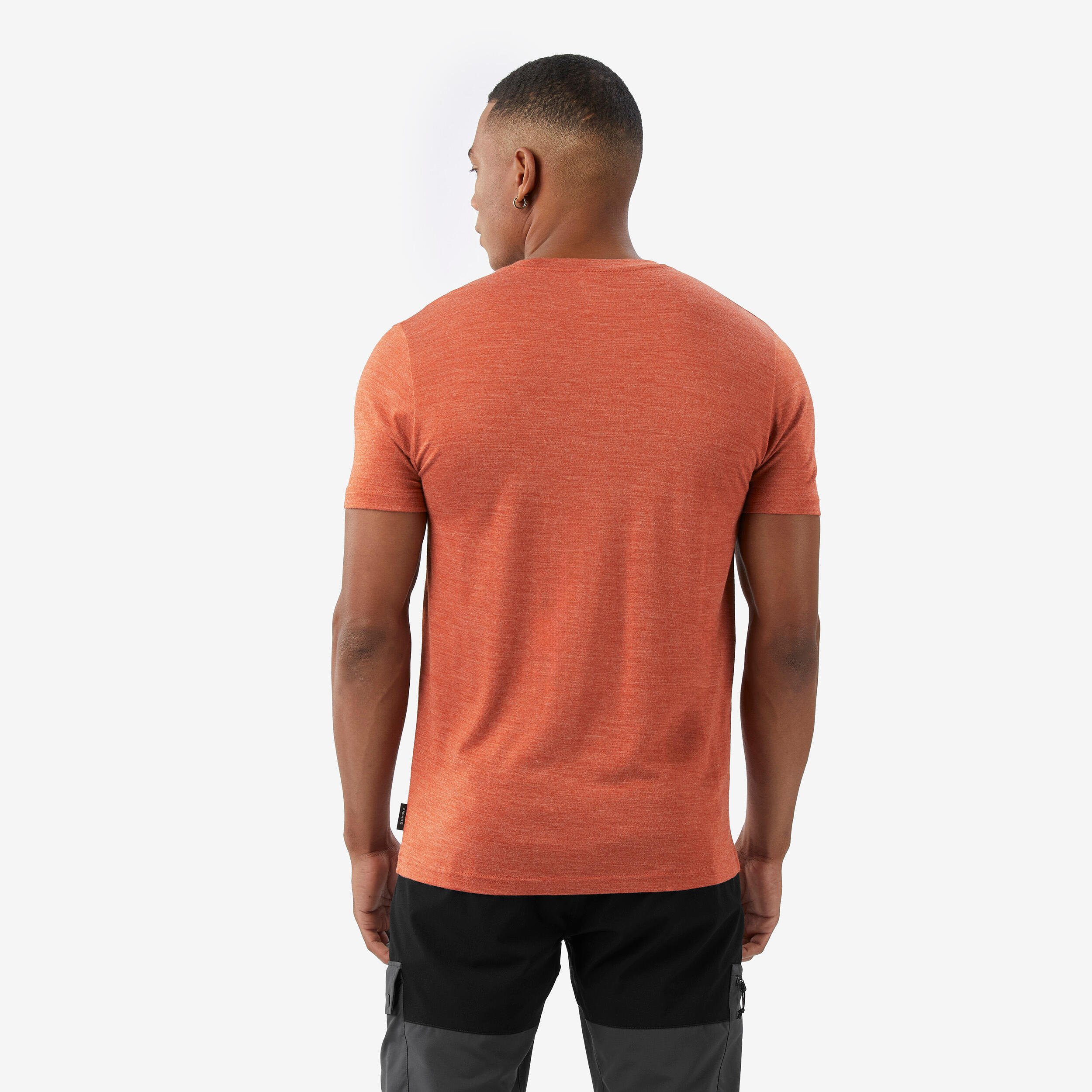 Merinoshirt Herren kurzarm - Merino Fresh braun  4/7