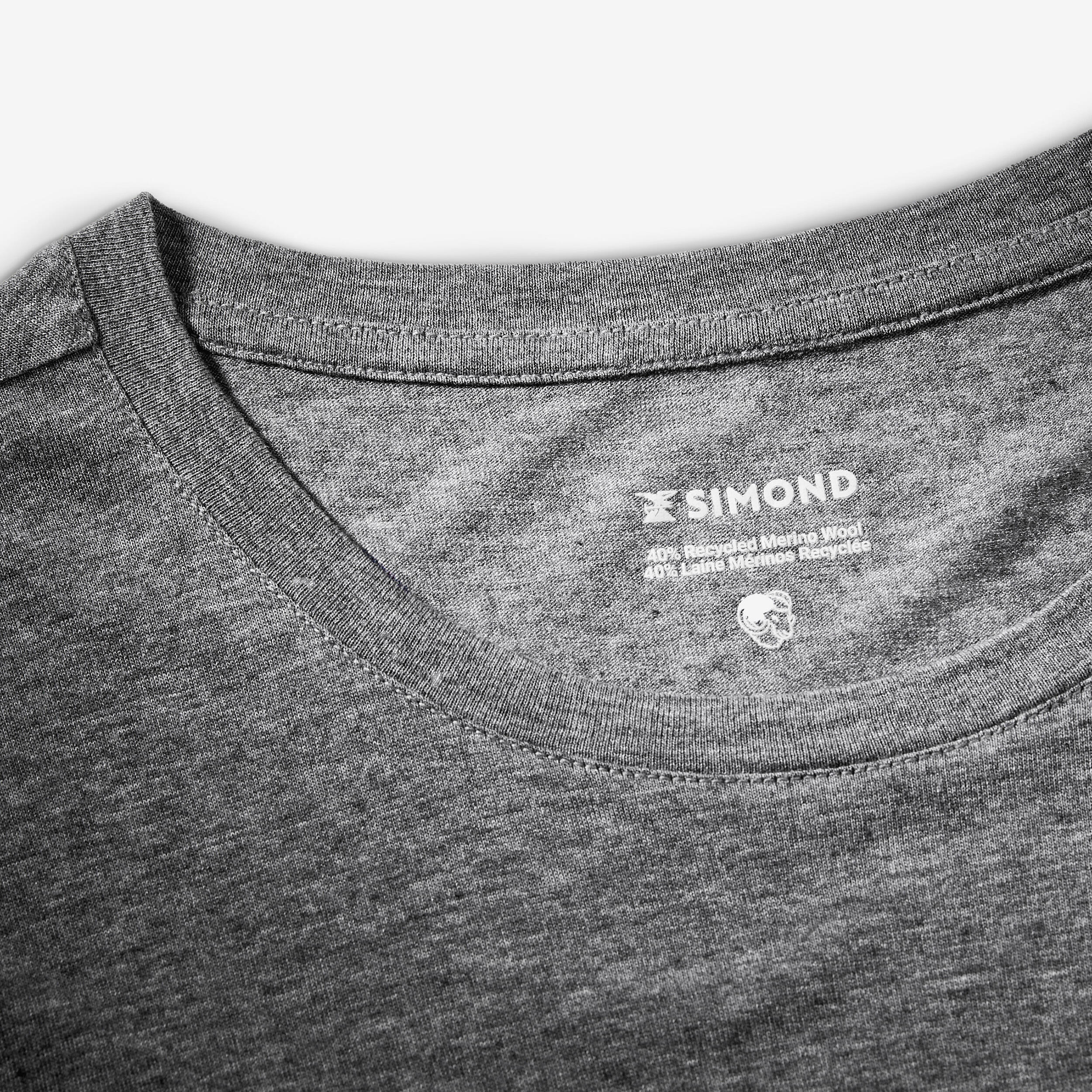 T-shirt trekking uomo MERINO FRESH grigia 6/7