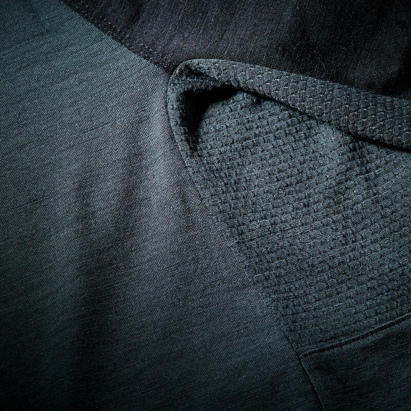 Tricou cu lână merinos Merino Resist Gri Bărbați