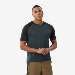 T-shirt manches courtes en laine mérinos homme, Merino Resist gris