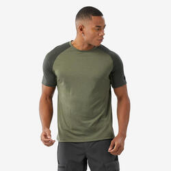 T-shirt manches courtes en laine mérinos homme, Merino Resist gris