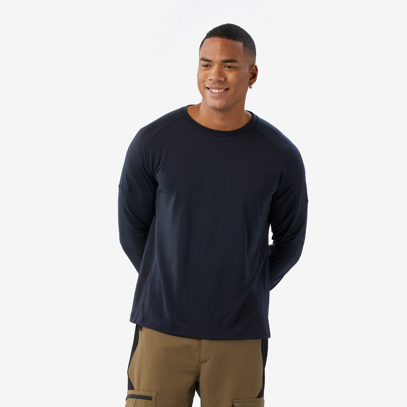 T-shirt 100% laine mérinos manche longue mt500 homme pour les
