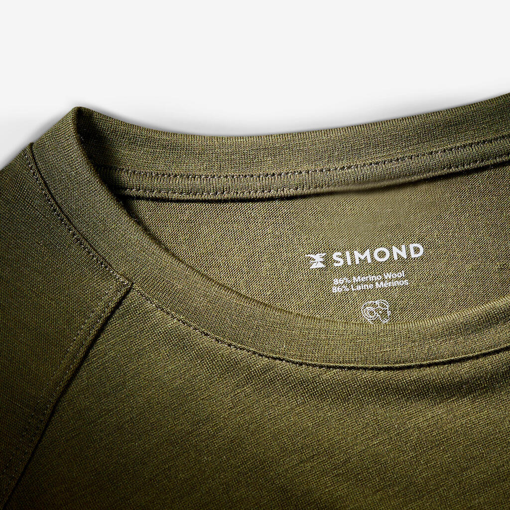 Langarmshirt Herren - Merino Resist ungefärbt 