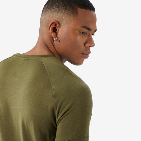 Футболка чоловіча Merino Resist з довгими рукавами зелена