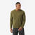 T-shirt manches longues en laine mérinos homme, Merino Resist vert