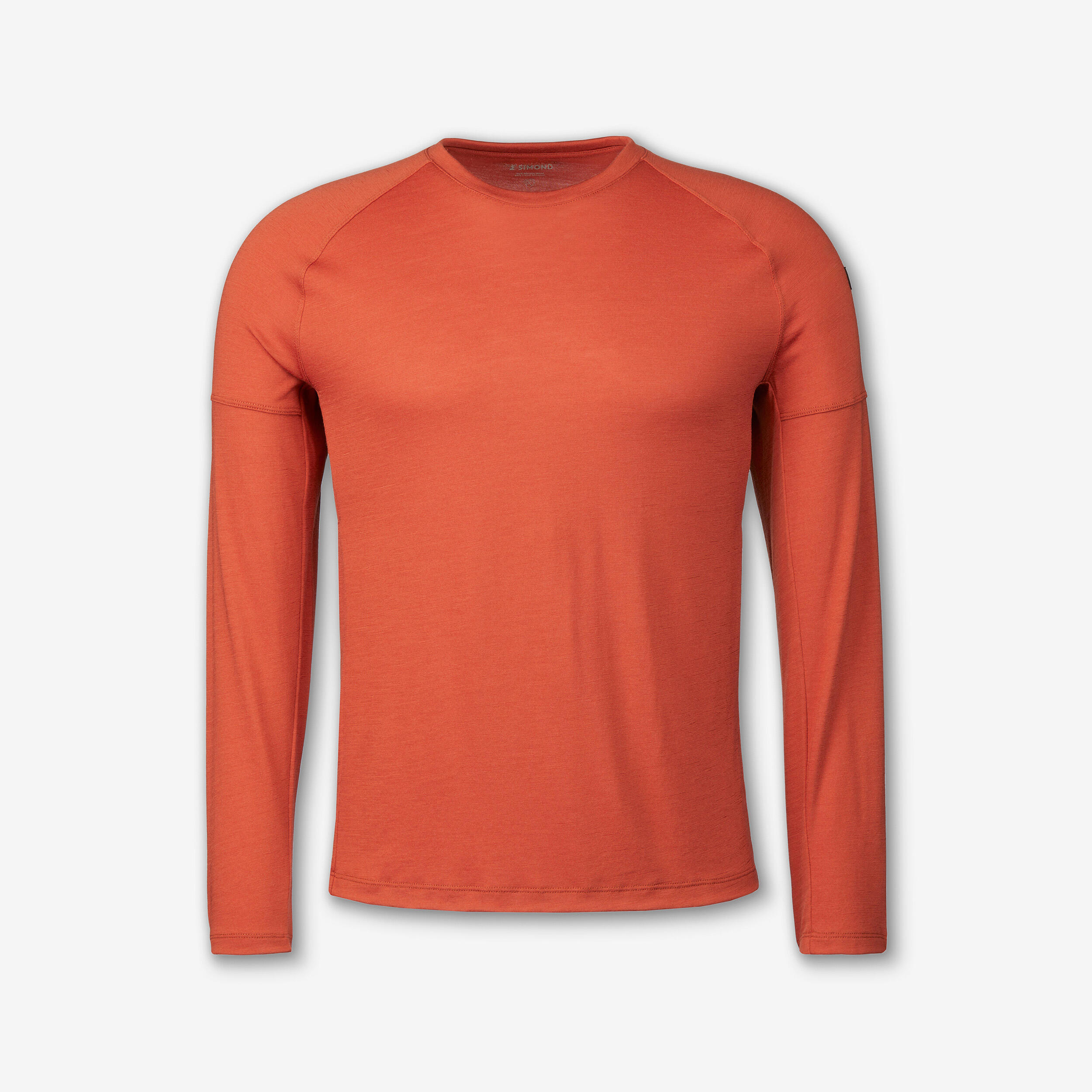 Camiseta de montaña y trekking manga larga lana merina hombre Simond 6/6