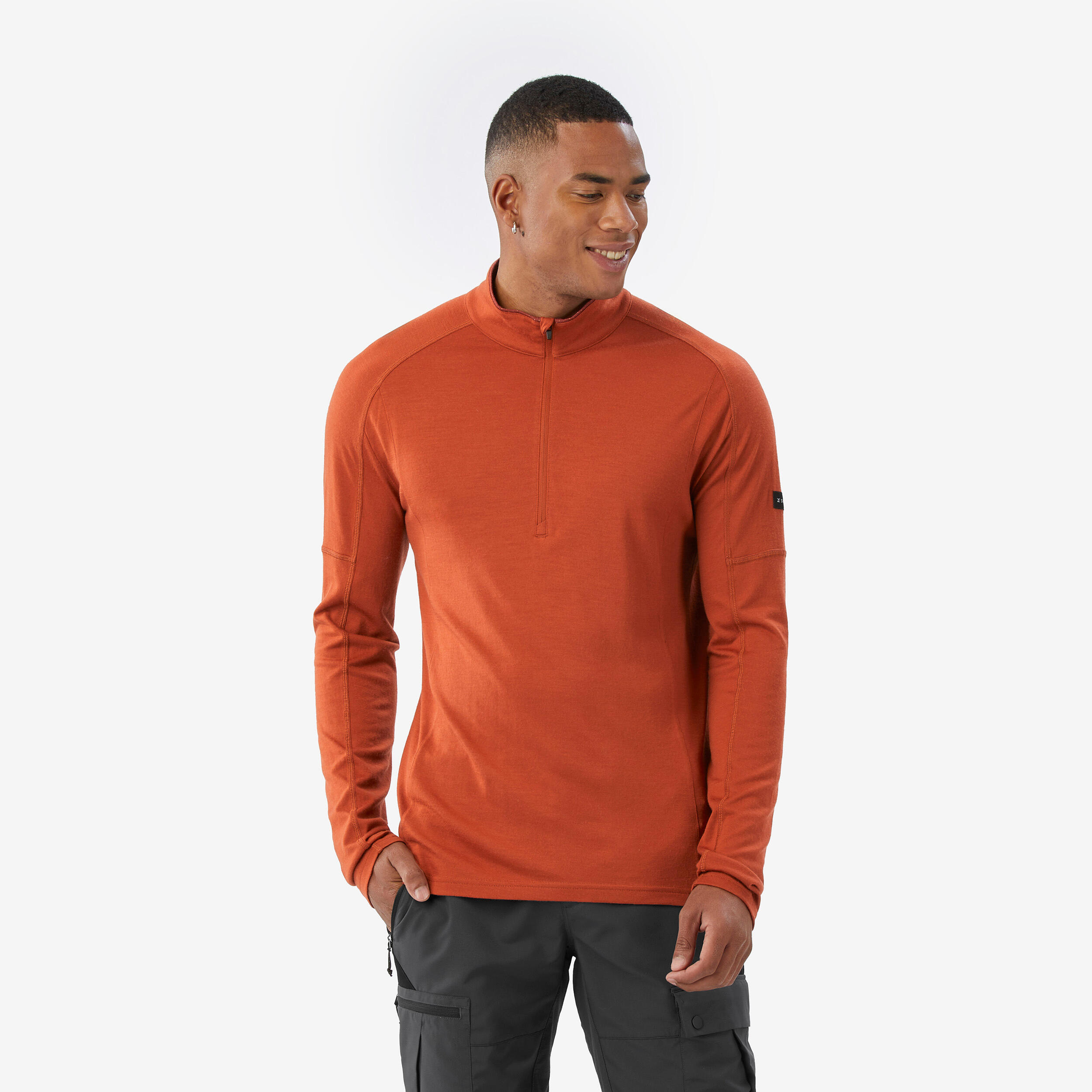 SIMOND Langarmshirt Herren Brustreißverschluss – Merino Resist braun | 03608393163158 SIMOND Langarmshirt Herren Brustreißverschluss – Merino Resist braun | 03608393163158