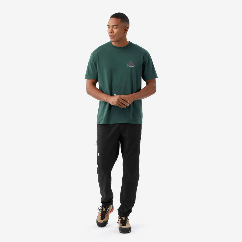 Stevig klimshirt met korte mouwen voor heren Vertika groen